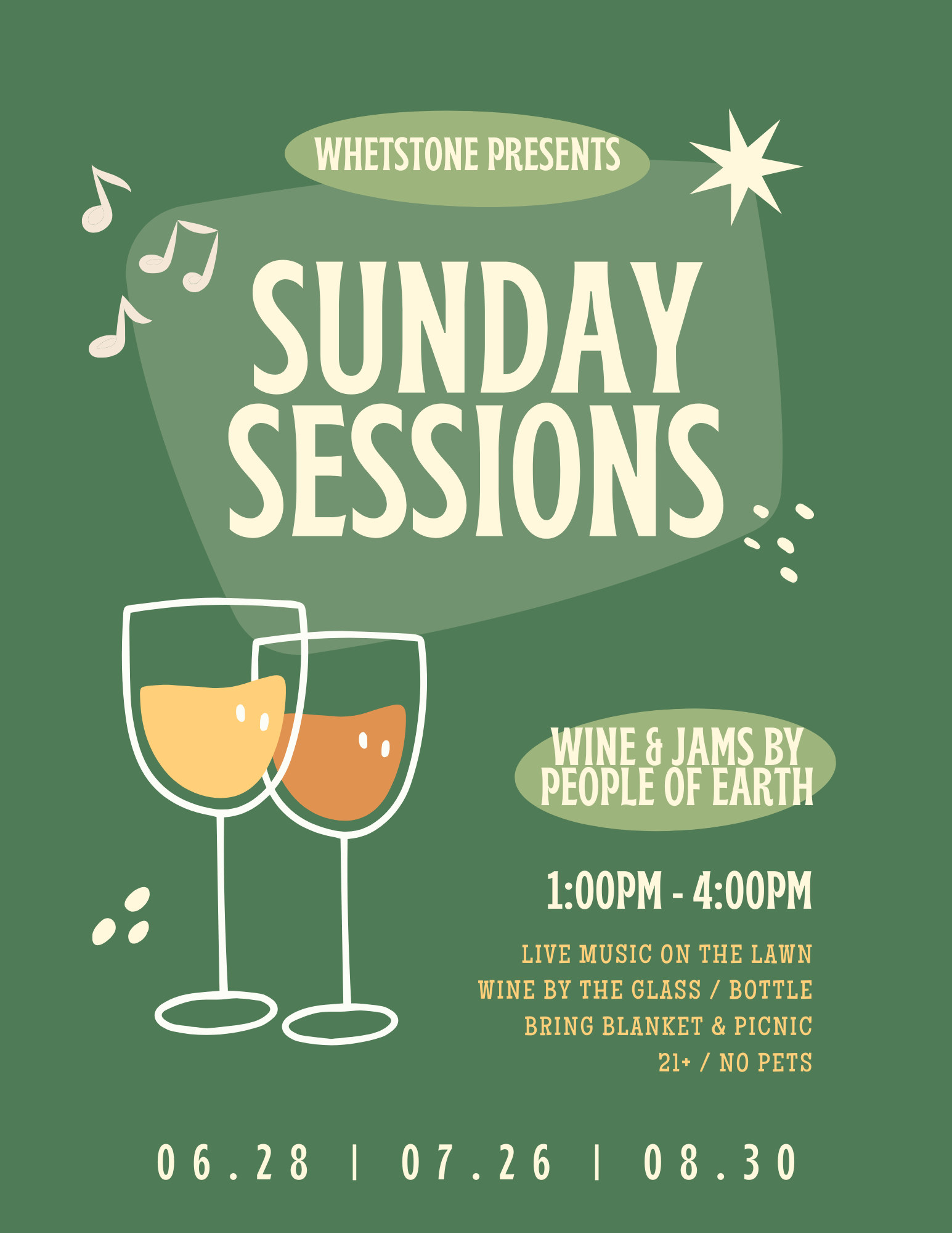 Sunday Sessions at Whetstone Invitation