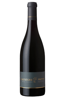 Mockup of a wine bottle