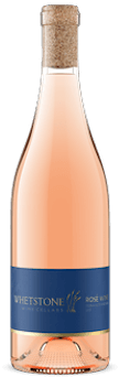 Mockup of a wine bottle