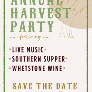 harvest party invite graphic