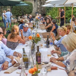 Whetstone Harvest Party Full Table with Wine