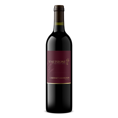 Mockup of a wine bottle