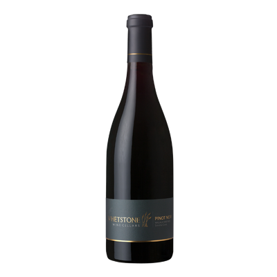Mockup of a wine bottle
