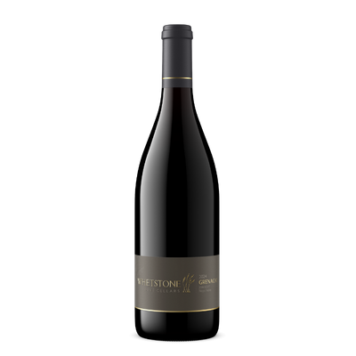 Mockup of a wine bottle
