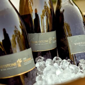 whetstone wine bottles inside bucket of ice