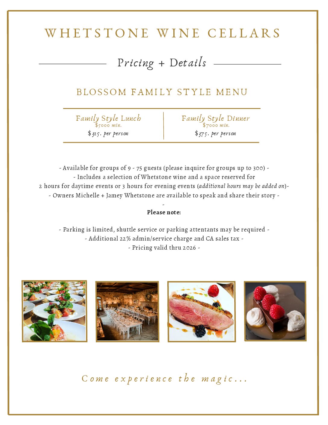 photo of sample menu, click to download